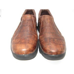 Roper Casual Shoes Mens Sport Croco Slip On Brown 09-020-0601-0249 BR Size 8